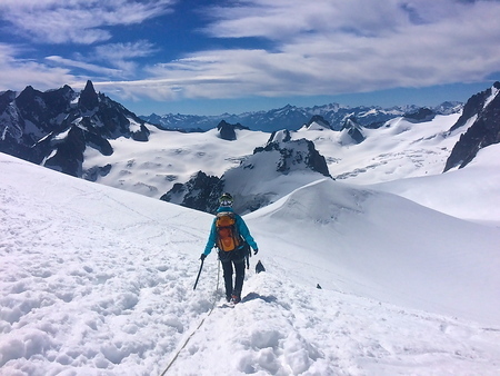 Gravir Le Mont Blanc Avec Un Guide